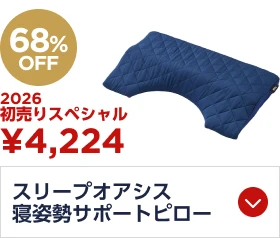 スリープオアシス 寝姿勢サポートピロー