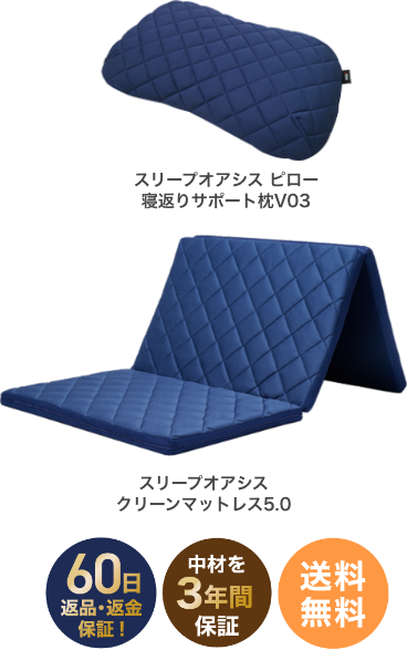 スリープオアシス＋枕 寝るトレセット