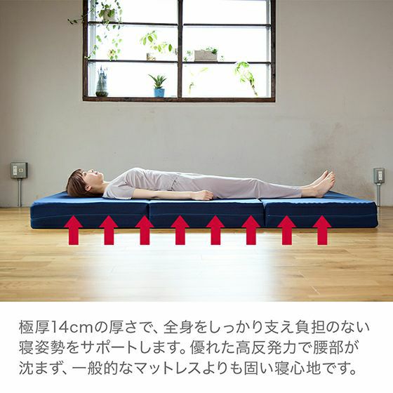 スリープマジック 極厚マットレス 14.0 ダブル | 高反発マットレスの