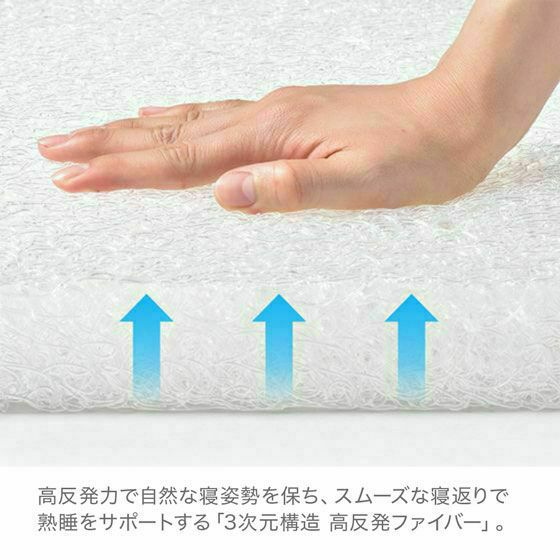 スリープオアシス クリーンマットレス5.0 【セミシングル90】 | 高反発